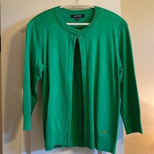 Eileen Tracy Kelly Green Cardigan Size M Never worn